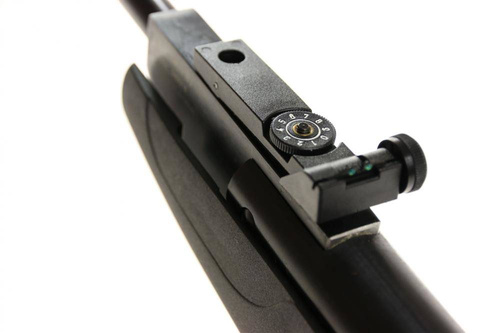 Norica - Karabinek wiatrówka łamany Dragon z lunetą 4x32 i pokrowcem - 4,5 mm Diabolo - Czarna - DRAGON-1