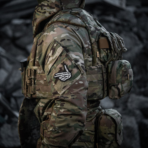 M-Tac - Naszywka Skeleton Shooter - Haft - Cordura 500D - Czarny - 51375002