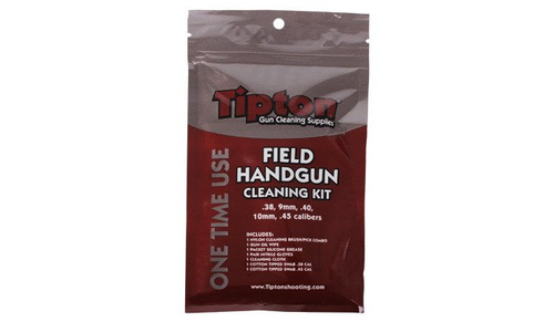 Tipton - Polowy zestaw do czyszczenia broni krótkiej Handgun Field Cleaning Kit - .38, 9mm, .40, 10mm, .45 - 1080202
