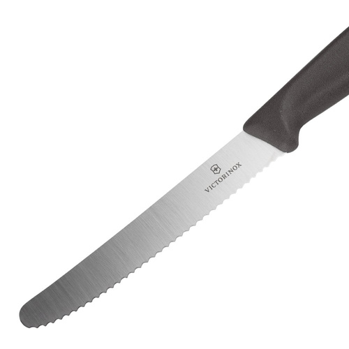 Victorinox - Zestaw noży kuchennych Swiss Classic z obieraczką - 3 elementy - Czarny - 6.7113.31