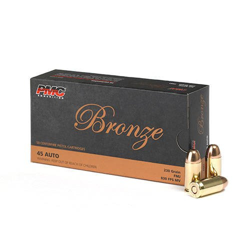 Amunicja PMC Bronze .45 ACP 230 gr / 14.9 g FMJ - 45A - 50 szt.