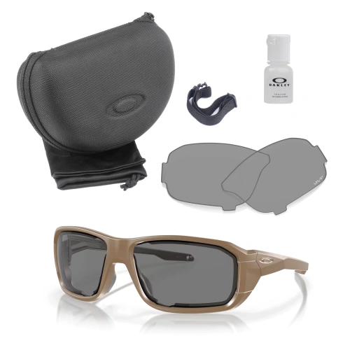 Oakley - Okulary balistyczne HNBL - Wymienne soczewki - Mil Spec 32432A - ANSI Z87.1 - Piaskowy - OO9452-0665