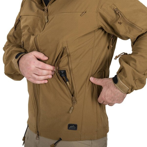 Helikon - Kurtka Cougar® QSA™ + HID™ - Soft Shell Windblocker - Czarny - KU-CGR-SM-01