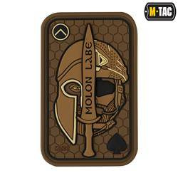 M-Tac - Naszywka Morale Patch - Molon Labe Ace 3D PVC - Coyote - 51127005