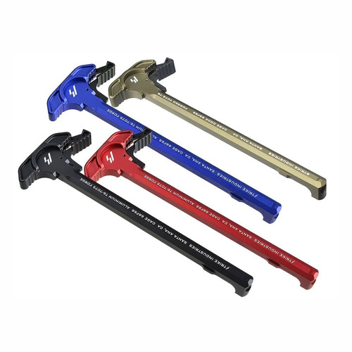 Strike Industries - Dźwignia napinania z powiększonym zębem Charging Handle with Extended Latch - Czerwony - ARCH-EL-RED