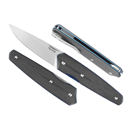 Ruike - Nóż składany P848-B - Czarny - 340-026