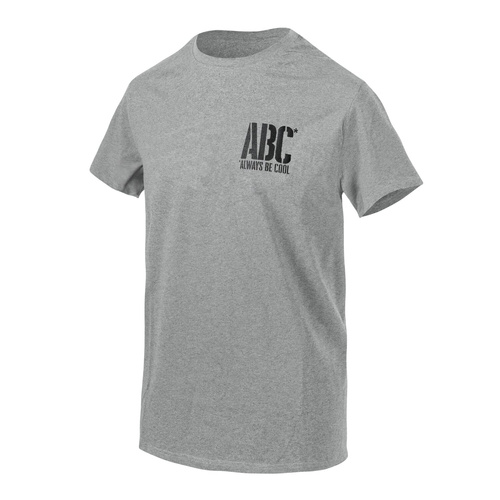 Helikon - T-shirt ABC Always Be Cool - Bawełna - Mid Grey Melange - TS-ABC-CO-2M