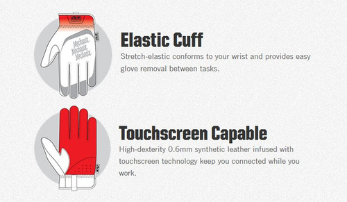 Mechanix - Rękawice taktyczne FastFit - Coyote Brown - FFTAB-72