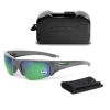 ESS - Okulary balistyczne Crowbar Polarized - Matte Carbon - Mirrored Green - EE9019-20