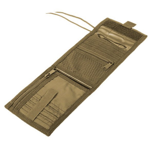 MFH - Paszportówka, etui na dokumenty na szyję ID Holder - Coyote Brown - 30930R