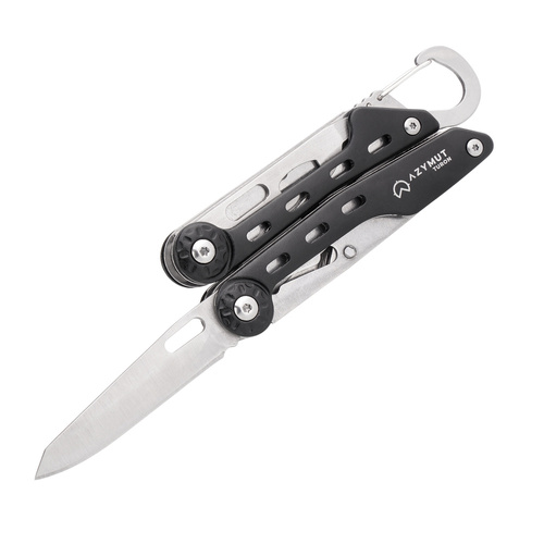 Multitool Azymut Turon - 10 narzędzi - Czarny - H-P224108