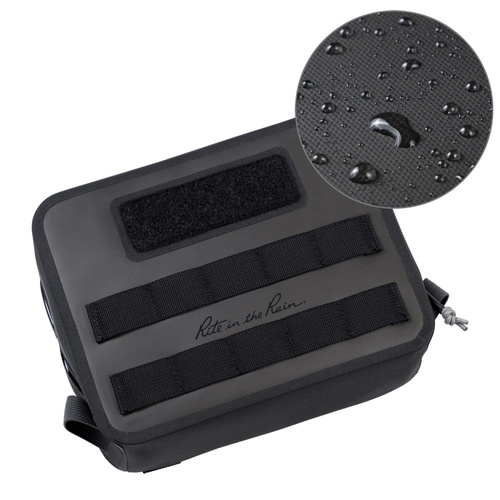 Rite in the Rain - Kieszeń organizer Monsoon Rapid Pouch - Średni - 3,6 L - Czarna - M797