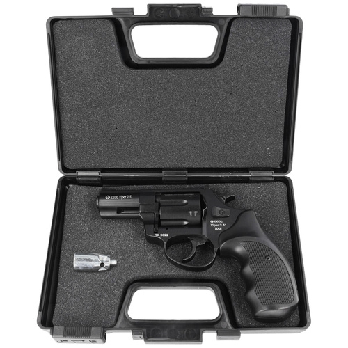 Ekol - Rewolwer hukowy BAS Viper 2,5" - .22 Long Blanc/6 mm Long - Matte Black