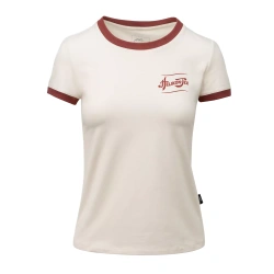 Helikon - T-shirt damski Catch the spirit - Bawełna - Sand/Czerwony - TS-CTS-CB-3G