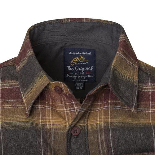 Helikon - Koszula z długim rękawem Greyman - Polyester Nylon Blend - Old-school Grey Plaid - KO-GMN-PN-2J