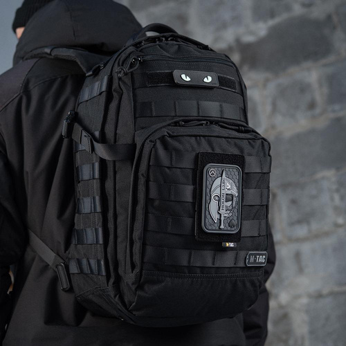 M-Tac - Naszywka Morale Patch - Molon Labe Ace 3D PVC - Szary - 51127011