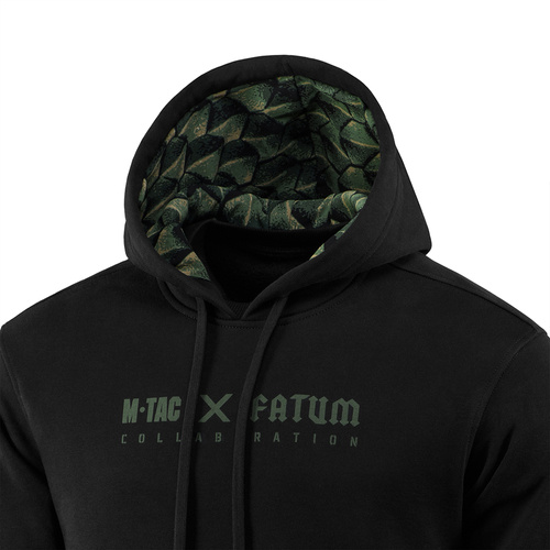 M-Tac - Bluza z kapturem Hoodie Cotton Hard Fatum - Czarna - 80154002