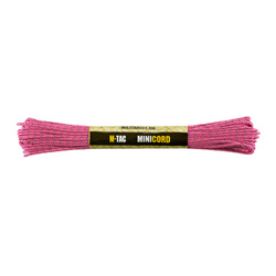 M-Tac - Paracord Minicord - 2 mm - 15 m - Neon Pink Reflective - 10271112