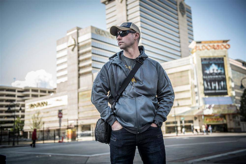 Helikon - Bluza rozpinana z kapturem Urban Tactical Hoodie® - Poliester - Czarny - BL-UHF-PO-01