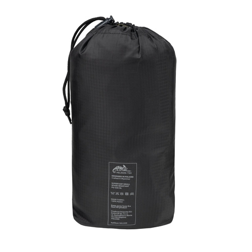 Helikon - Płachta biwakowa Supertarp Small - Odporna na iskry - Nylon - Czarny - PO-SSR-NL-01