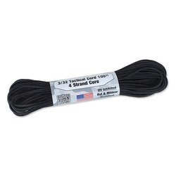 Atwood Rope MFG - Tactical Cord 3/32 - 2,2 mm - Czarny - 30,48m