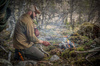 Helikon - Koszula bushcraftowa Woodsman - DuraCanvas - Czarny/Taiga Green - KO-WDN-DC-1109A