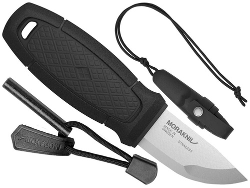 Morakniv - Nóż z krzesiwem Eldris Fire Starter Neck Knife Kit - Czarny - 12629