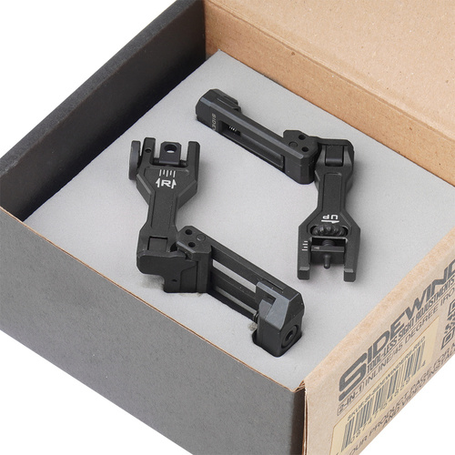 Strike Industries - Przyrządy celownicze Sidewinder II BUIS Backup Iron Sights - Czarne - SIDEWINDERII-BK