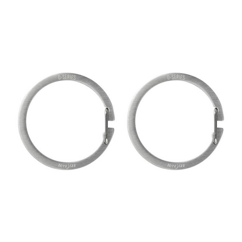 Nite Ize - Kółko do kluczy O-Series - 2 szt. - Stalowe - Srebrne - OS-11-2R6