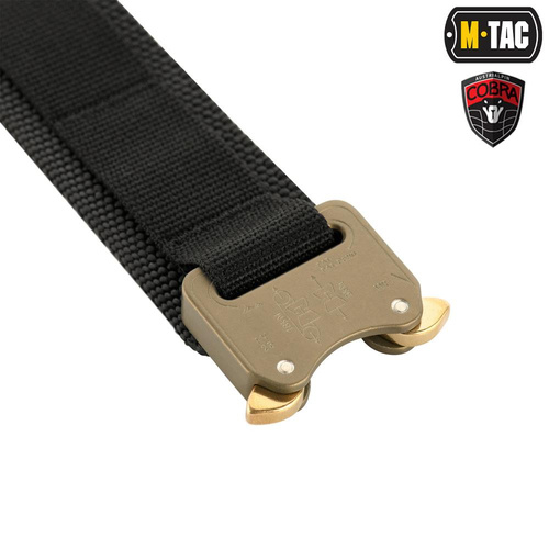 M-Tac - Pas taktyczny Cobra Buckle Tactical Belt - Czarny - 10126002