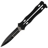 Martinez Albainox - Nóż składany motylek Balisong Black - 02099
