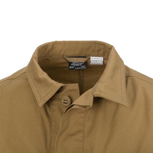 Helikon - Koszula bushcraftowa Woodsman - DuraCanvas - Czarny/Taiga Green - KO-WDN-DC-0901A