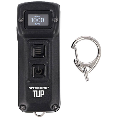 NiteCore - Latarka LED Brelok TUP z Akumulatorem 1200 mAh - 1000 lm - TUP Hi-Tech Black