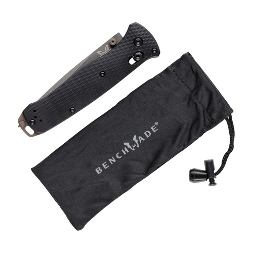 Benchmade - Nóż składany Benchmade 537SGY-03 Bailout - CPM-M4 - Czarny - 537SGY-03