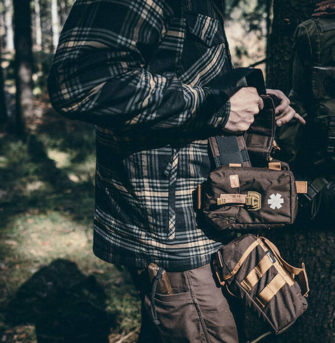 Helikon - Koszula Winter Warden - Slate Moorland Plaid - KO-WWS-PB-PL