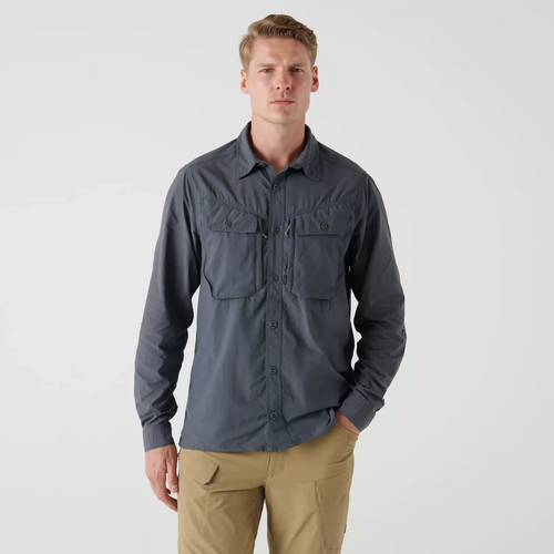 Helikon - Koszula z długim rękawem Canopy Jungle - Nylon - Szara - KO-CJS-NL-19
