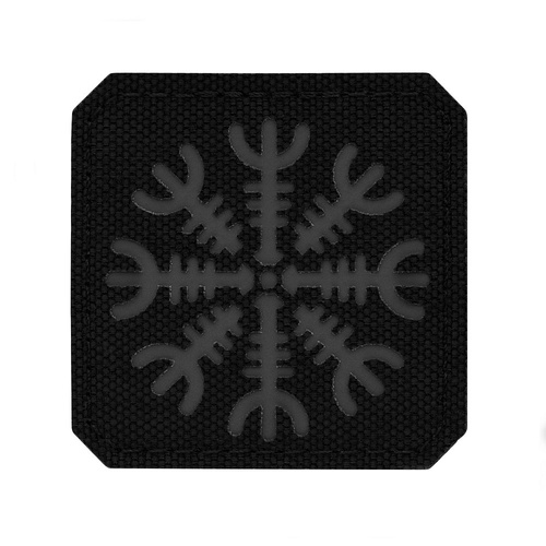 M-Tac - Naszywka Hełm Grozy - Cordura 500D - Laser Cut - Szary/Czarny - 51220211