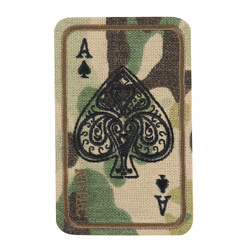 M-Tac - Naszywka Ace Of Spades - Haftowana - Cordura 500D - Kamuflaż - 51324008