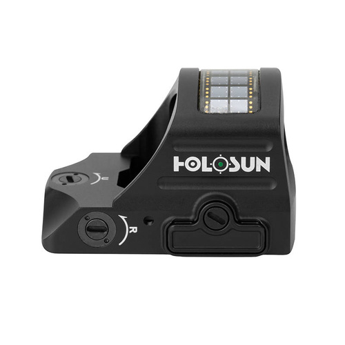 Holosun - Kolimator otwarty HE407C-GR X@ - Zielony znak celowniczy - 2 MOA - Panel słoneczny - HE407C-GR X2
