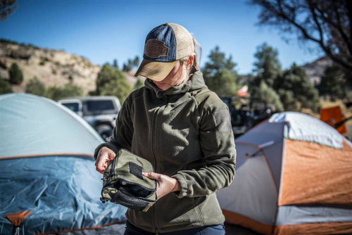 Helikon - Kosmetyczka Travel Toiletry Bag - Czarny / Pomarańczowy - MO-TTB-NL-2401A