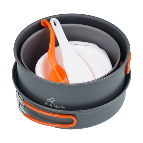 Fire Maple - Menażka turystyczna - Zestaw 4 naczyń - FMC-K7