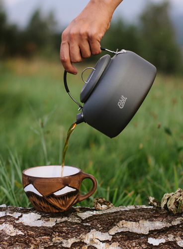 Esbit - Czajnik turystyczny Kettle - Aluminiowy - 1,4 L - WK1400HA