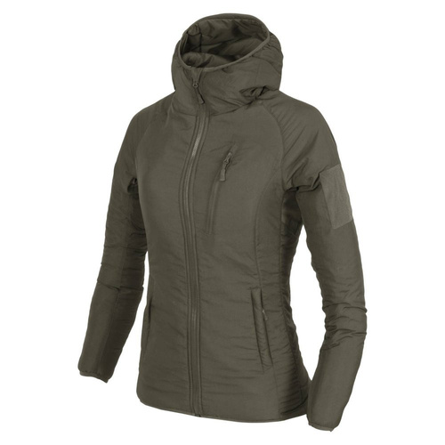 Helikon - Damska kurtka Women's Wolfhound Hoodie® - Taiga Green - KU-WWH-NL-09