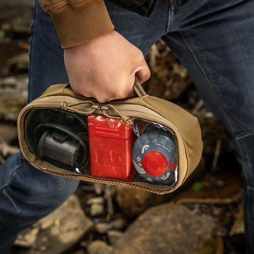 M-Tac - Kieszeń przezroczysta Elite Medium - Średnia - Coyote - 10147005-M