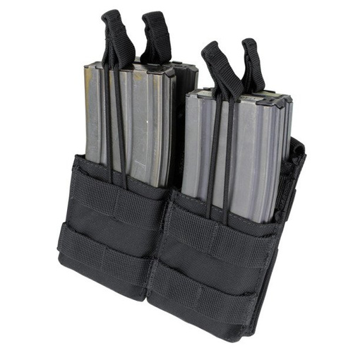 Condor - Ładownica Double Stacker M4 Mag Pouch - Czarny - MA43-002