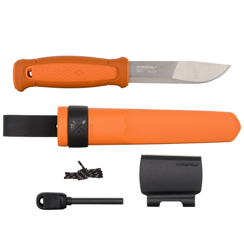 Morakniv - Nóż Kansbol z zestawem przetrwania - Sandvik 12C27 - Pomarańczowy - 13913