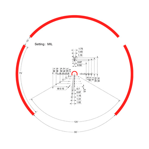 Vector Optics - Luneta biegowa Constantine 1-8x24 RAR - 30 mm - First Focal Plane - SCFF-60