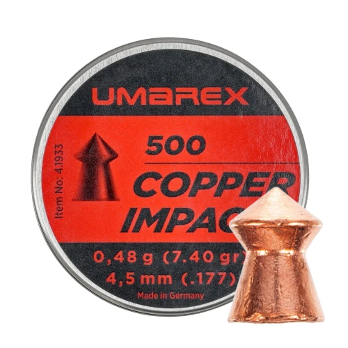 Umarex - Śrut do wiatrówki Diabolo Copper Impact - 4,5 mm - 500 szt. - 4.1933