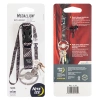 Nite Ize - Karabinczyk ze smyczą Medallion Key Lanyard - Stalowy - Srebrny/Czarny - MKL-11-R3