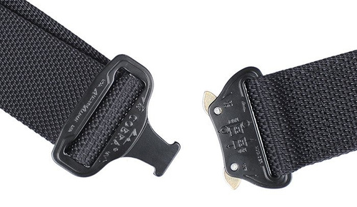 Bayonet - Pas taktyczny COMBAT - Klamra AustriAlpin COBRA 9kN - 45 mm - Czarny